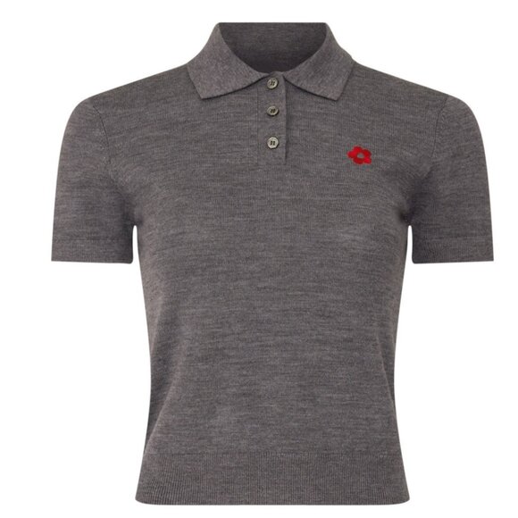 SANDY LIANG Grey Favs Polo Size XS - Picture 3 of 8